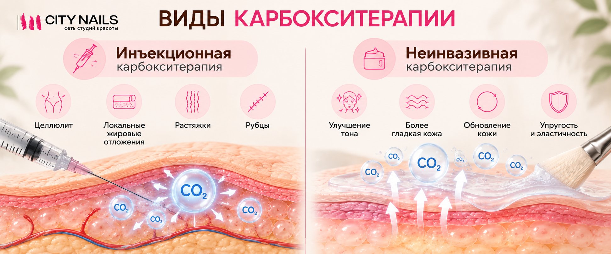 Виды карбокситерапии