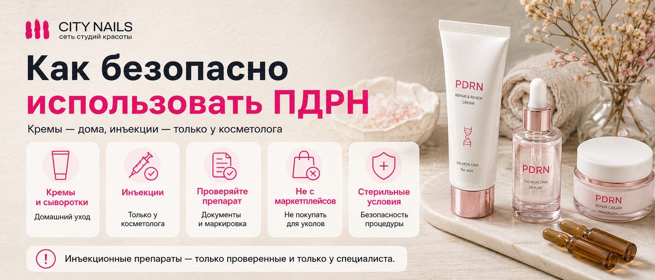  Безопаное использование PDRN