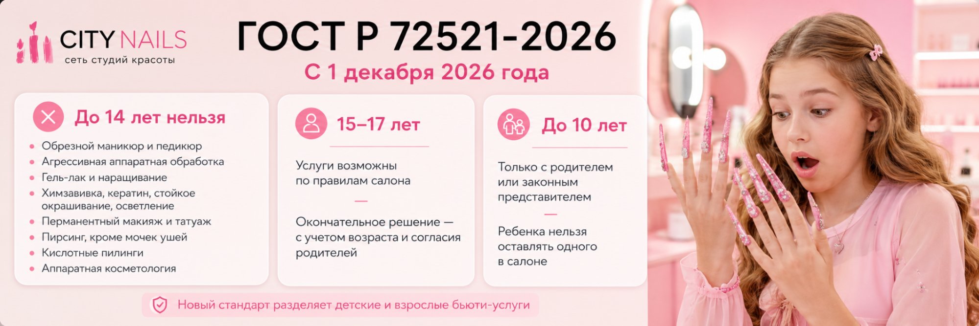 Ограничения бьюти-процедур для детей