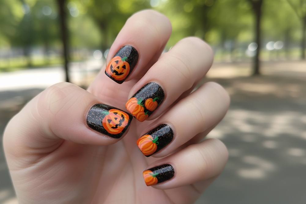 Маникюр на Хэллоуин 2025: идеи дизайна ногтей и тренды осени